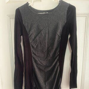 Express Jr Size Small Black/Dark‎ Grey Slim Fit Dress